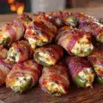 football tailgate bacon wrapped jalapeno poppers - featured image