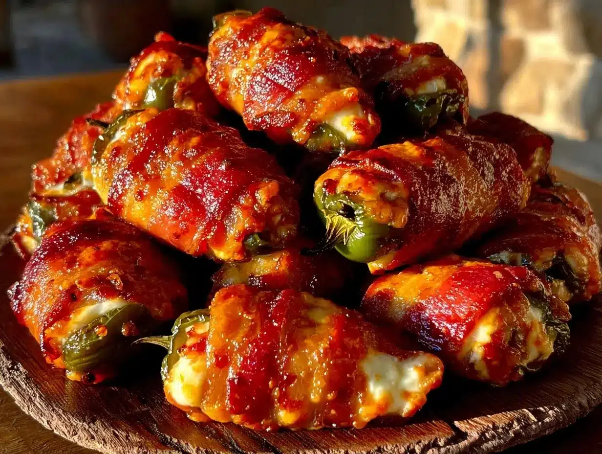 Football Tailgate Bacon Wrapped Jalapeño Poppers 4 football tailgate bacon wrapped jalapeno poppers preparation steps