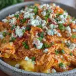 Football Tailgate Buffalo Chicken Dip - featured image