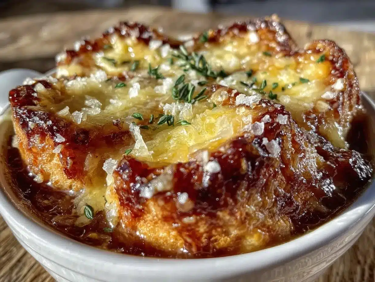 Perfect French Onion Soup: Beginner-Friendly, 6 Ingredients 4 French onion soup preparation steps