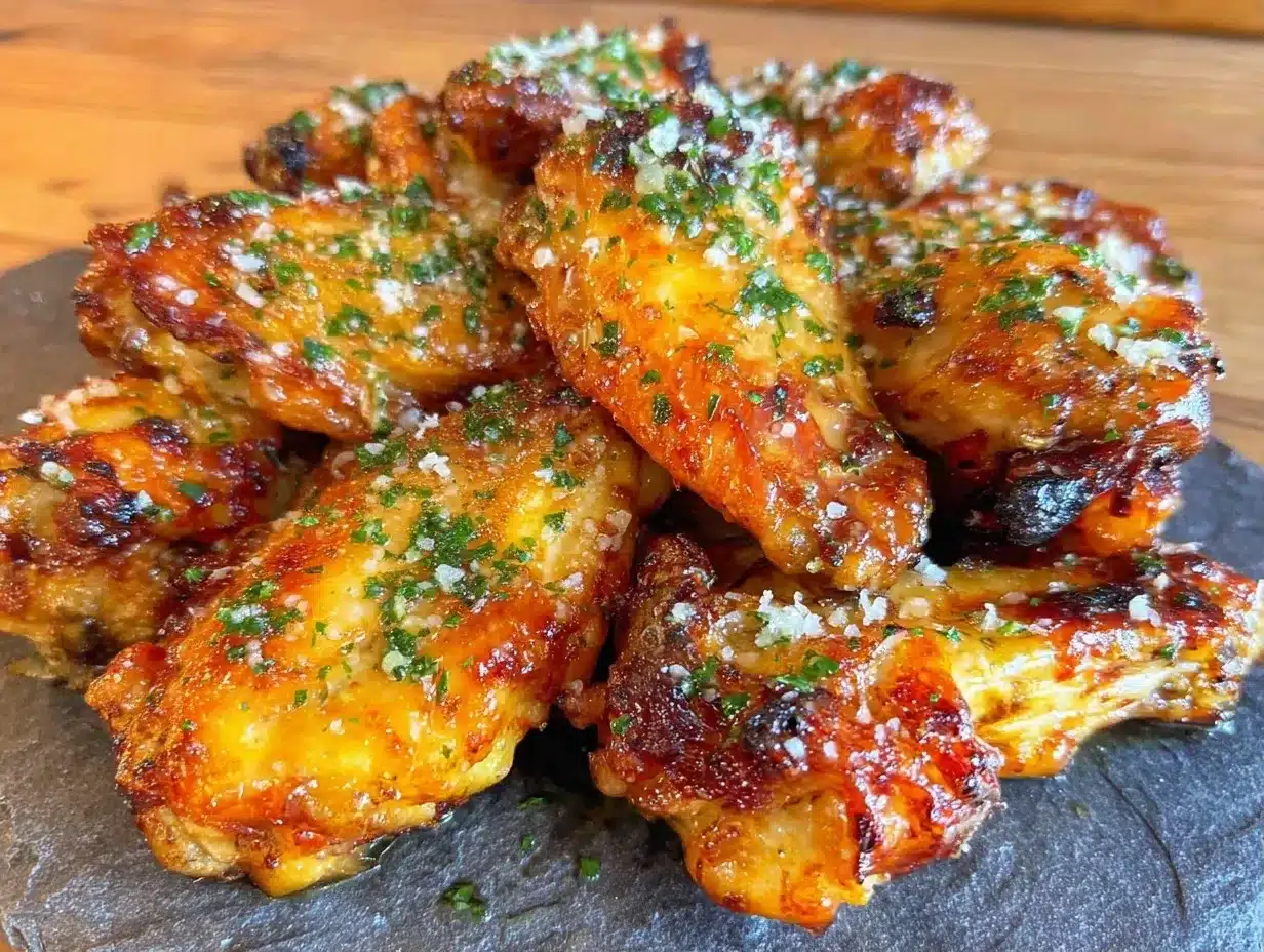 Garlic Parmesan Chicken Wings: The Only Tailgate Recipe You Need 4 garlic parmesan chicken wings preparation steps
