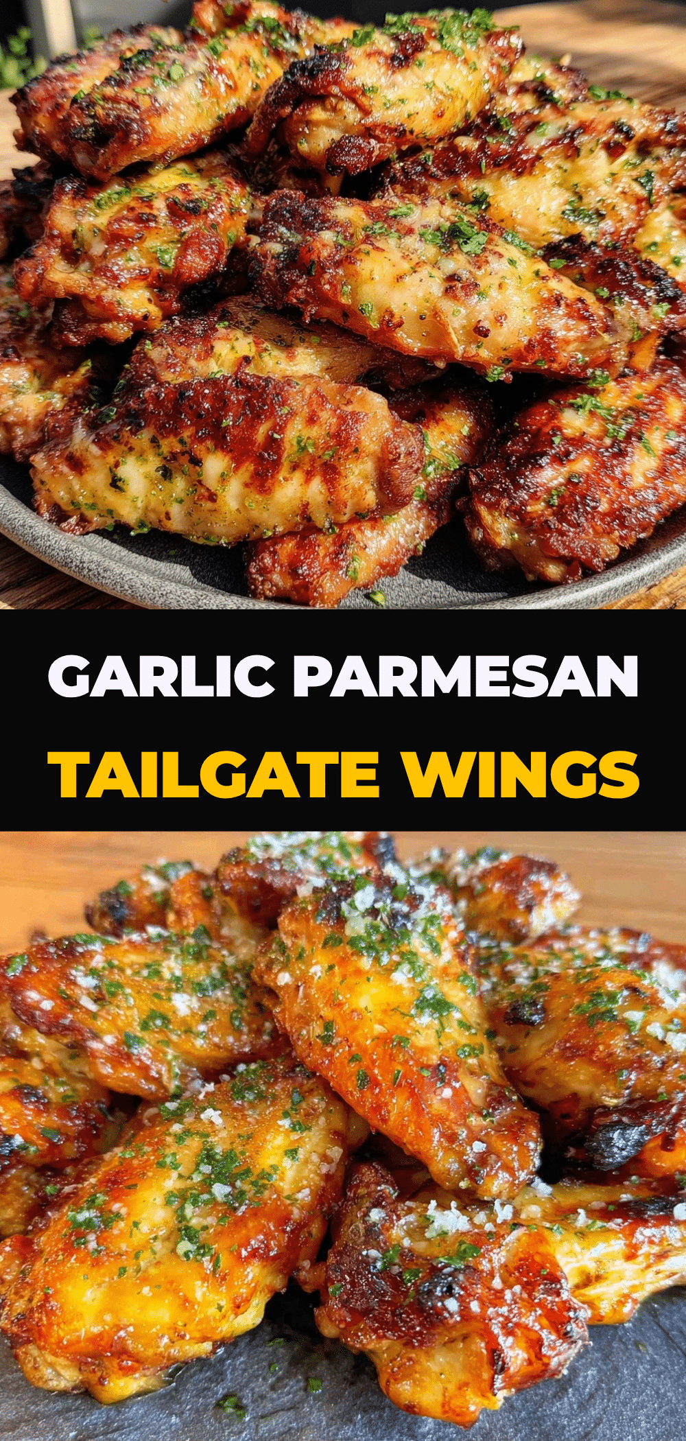 Garlic Parmesan Chicken Wings: The Only Tailgate Recipe You Need 5 garlic parmesan chicken wings recipe
