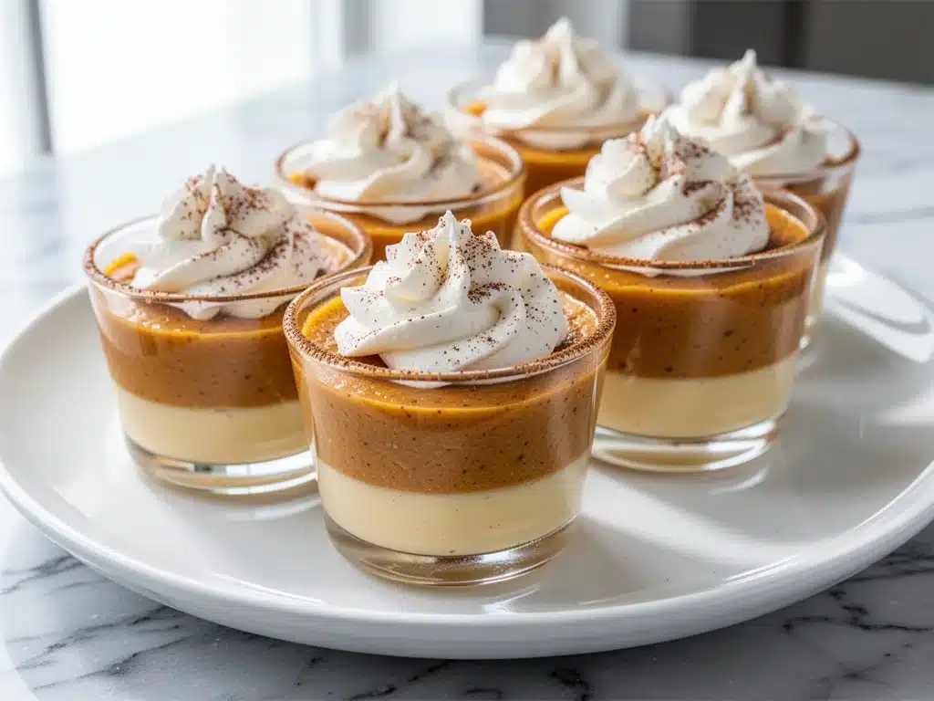 gluten-free pumpkin custard - featured image