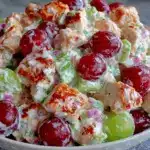 greek yogurt chicken salad with grapes - featured image