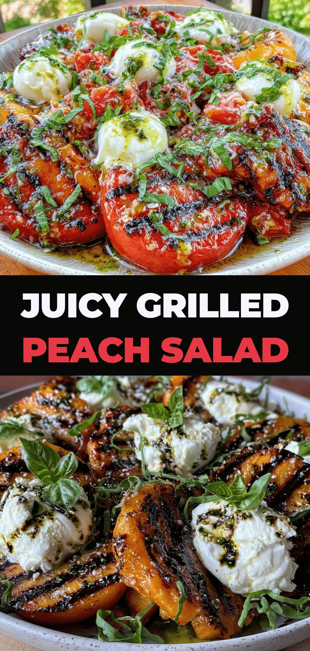 Grilled Peach and Burrata Salad: 4 Ingredients, No Fail 5 grilled peach and burrata salad recipe
