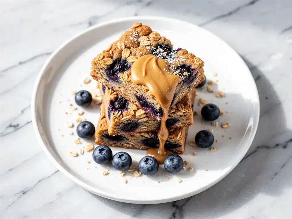 High-Protein Blueberry Baked Oat Bars: Easy Batch Breakfast 4 High-Protein Blueberry Baked Oat Bars preparation steps