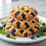 homemade blueberry hand pies - featured image