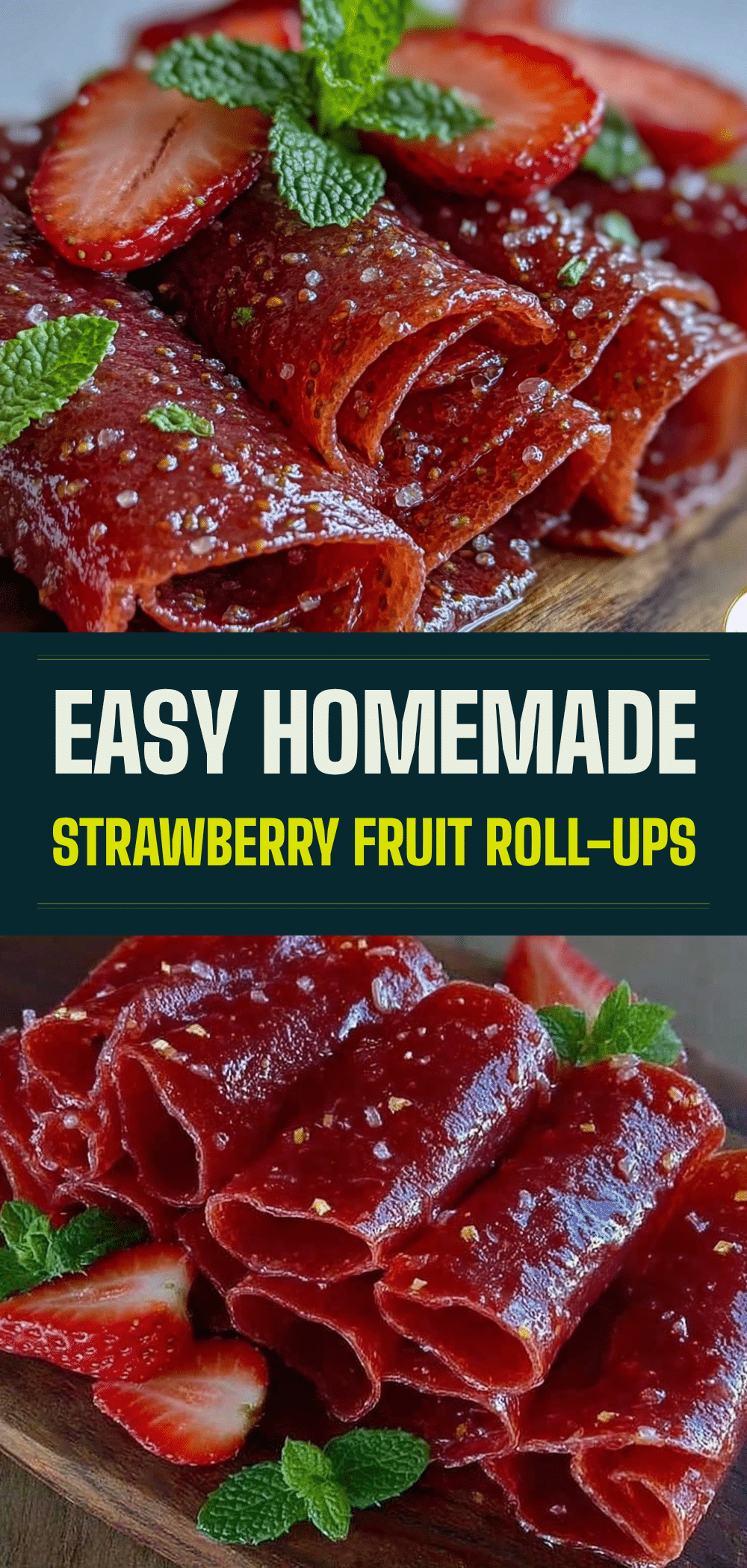 Homemade Strawberry Fruit Roll-Ups: The One Snack You Cant Mess Up 5 homemade strawberry fruit roll-ups recipe