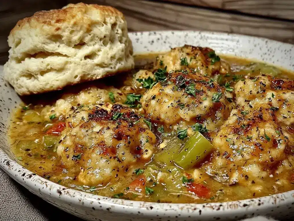 homestyle chicken and dumplings - featured image