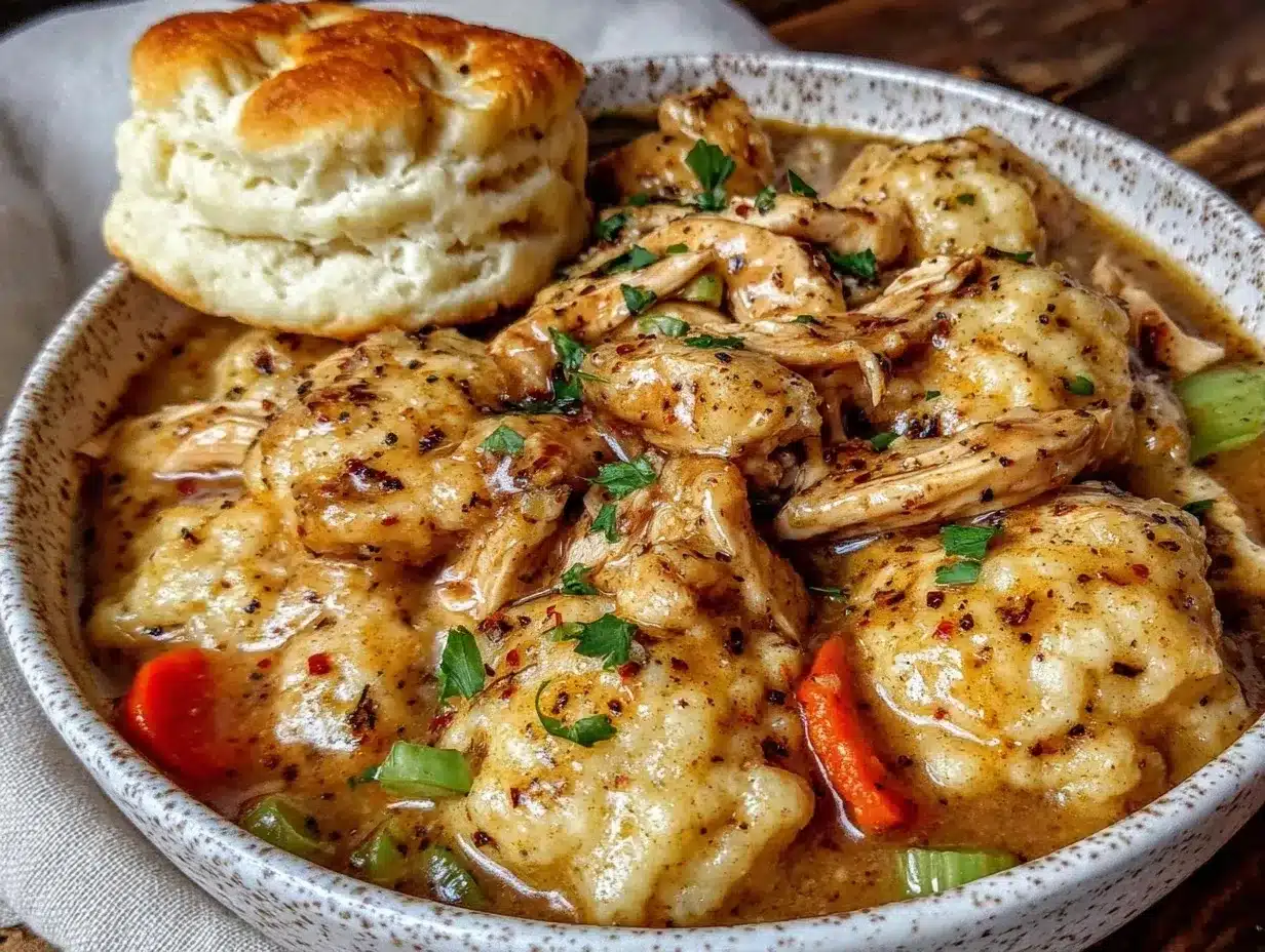 Homestyle Chicken and Dumplings: Easy 1-Pot Recipe 4 homestyle chicken and dumplings preparation steps