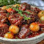 instant pot beef bourguignon - featured image