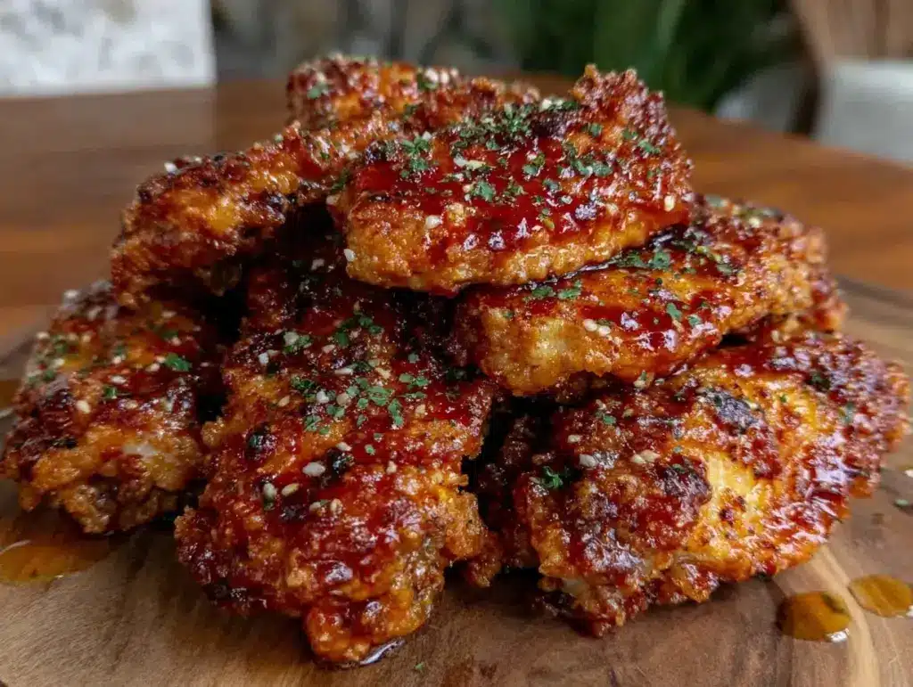 keto air fryer chicken wings - featured image
