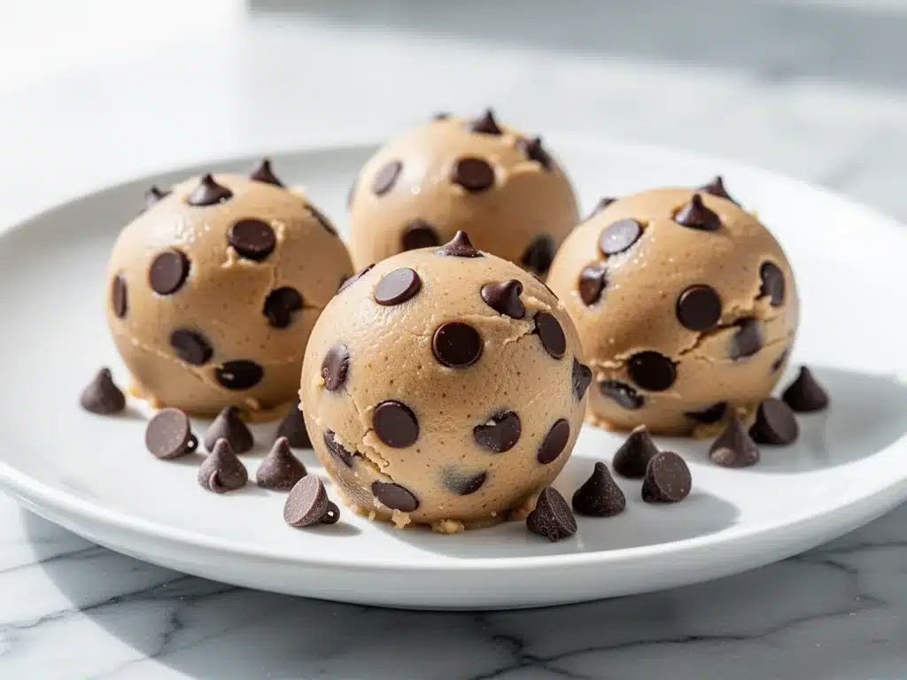 Keto Chocolate Chip Cookie Dough Fat Bombs - featured image