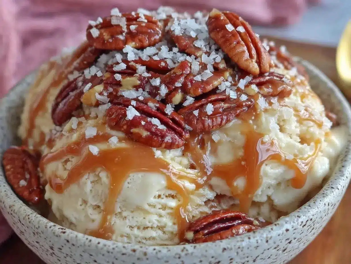 Keto No-Churn Salted Caramel Ice Cream: Easy 4-Ingredient Recipe 4 keto no churn salted caramel ice cream preparation steps