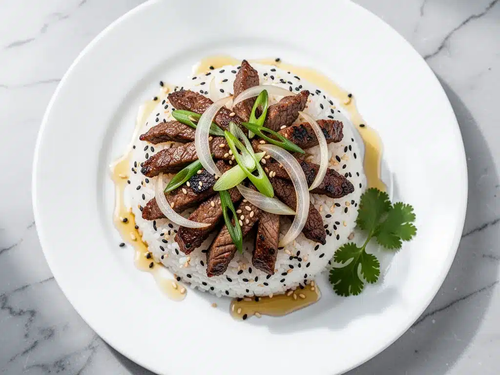 Korean Beef Bulgogi with Sesame Rice: Easy Weeknight Dinner 4 Korean beef bulgogi preparation steps