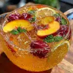 Labor Day Spiked Peach Bourbon Lemonade - featured image