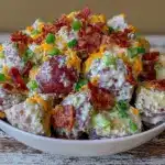 loaded bacon ranch potato salad - featured image