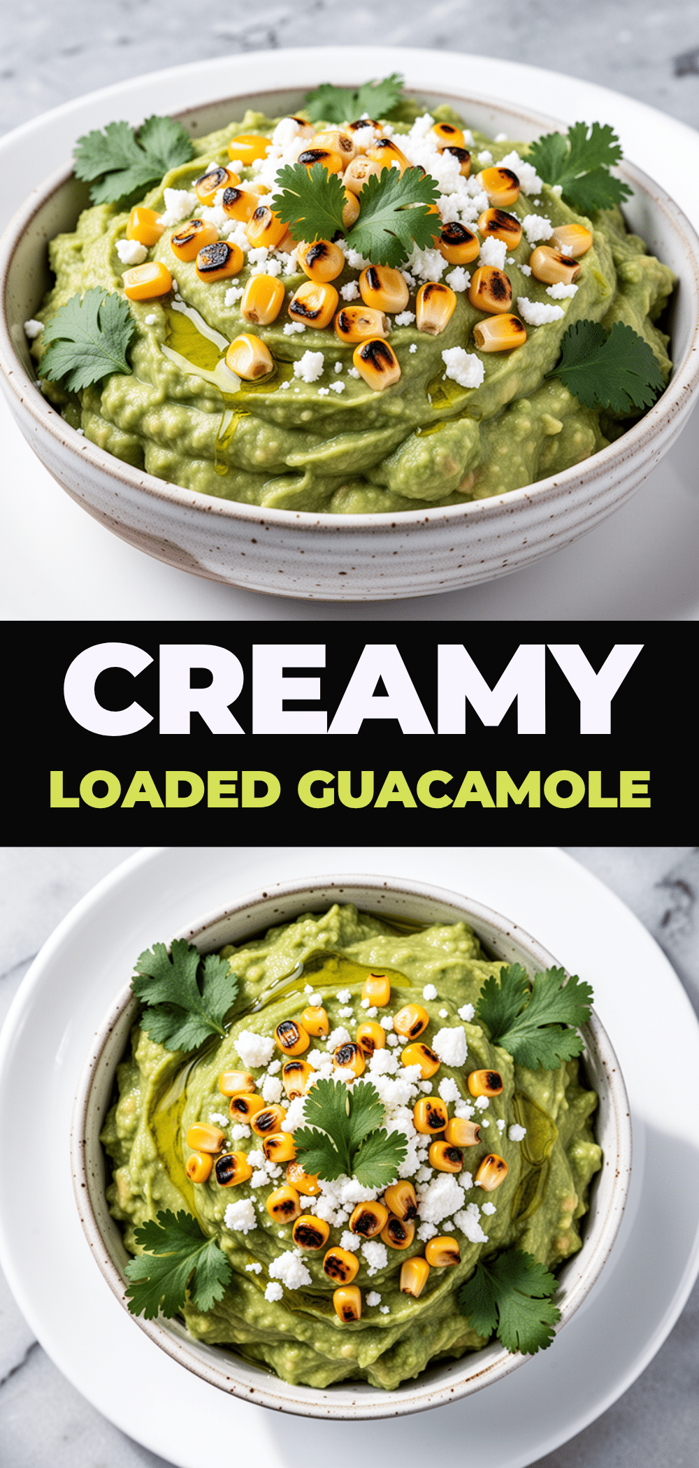 Loaded Guacamole with Roasted Corn: 5 Easy Party Appetizers 5 loaded guacamole with roasted corn recipe