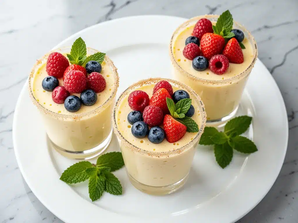 Low-Carb Lemon Cheesecake Mousse Cups: Easy Keto Dessert 4 low-carb lemon cheesecake mousse cups preparation steps
