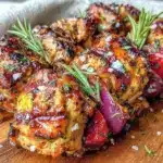 Mediterranean Lemon Herb Grilled Chicken Skewers - featured image
