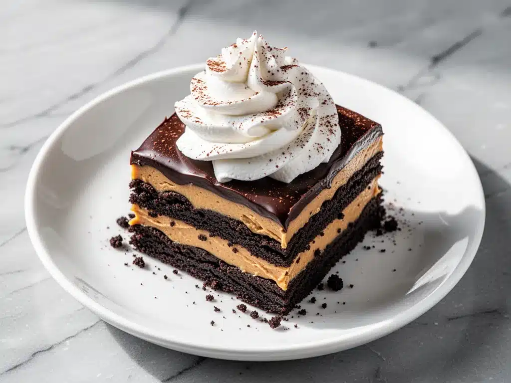No-Bake Chocolate Peanut Butter Lasagna: Best 5-Ingredient Dessert 4 no-bake chocolate peanut butter lasagna preparation steps