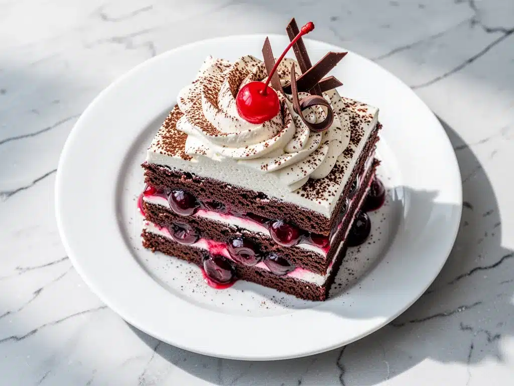 Oktoberfest Black Forest Cherry Cake: 5 Easy Steps 4 Oktoberfest Black Forest Cherry Cake preparation steps