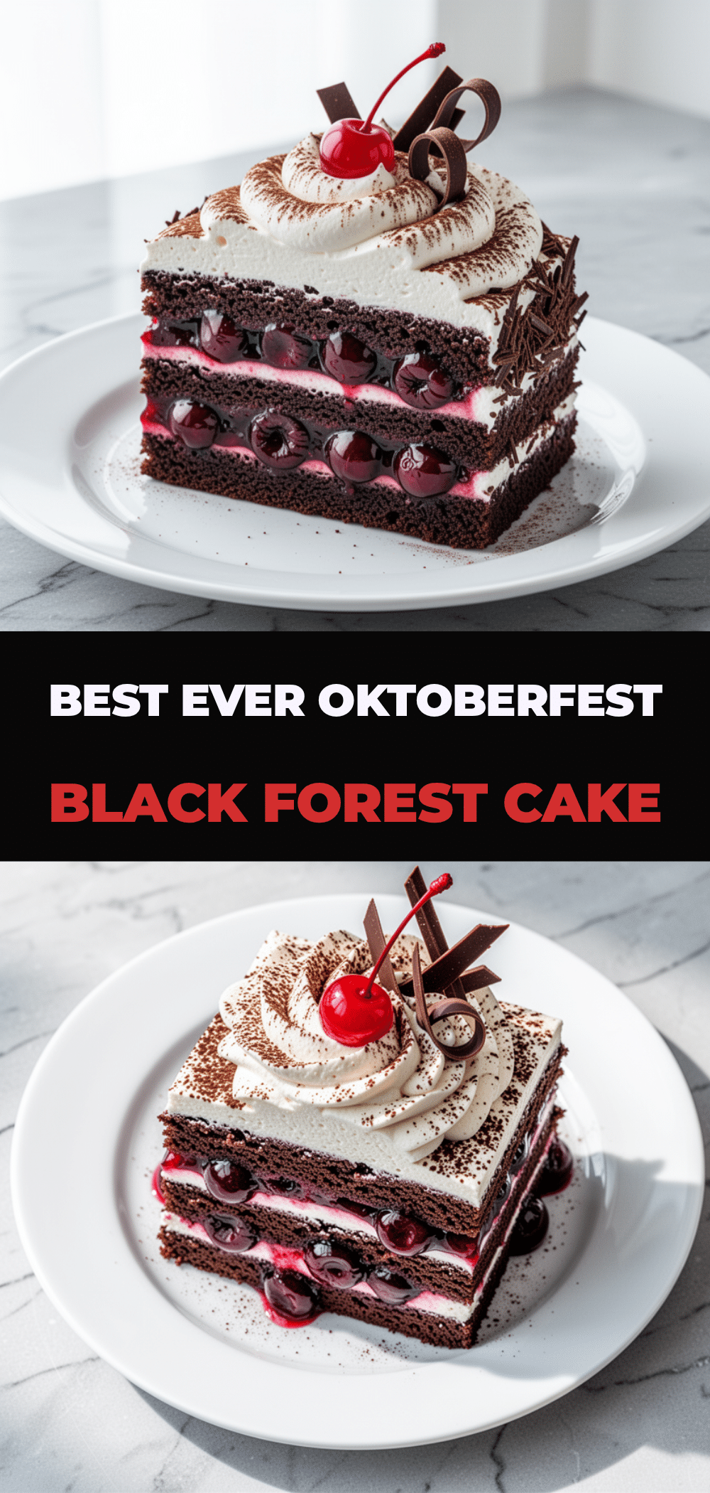 Oktoberfest Black Forest Cherry Cake: 5 Easy Steps 5 Oktoberfest Black Forest Cherry Cake recipe