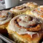 overnight cinnamon rolls - featured image