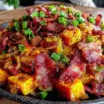 paleo sweet potato breakfast hash - featured image