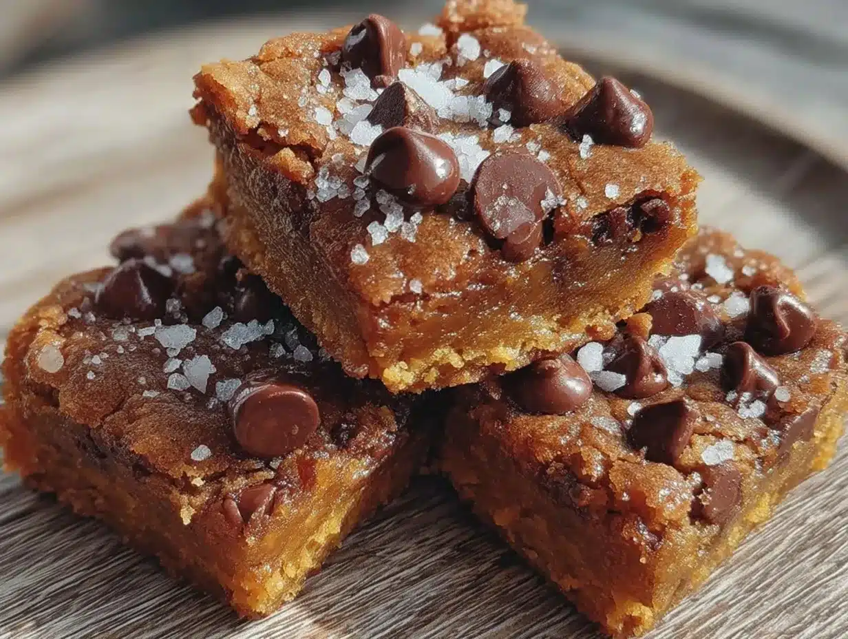 Easy Fall Spiced Pumpkin Chocolate Chip Cookie Bars 4 pumpkin chocolate chip cookie bars preparation steps