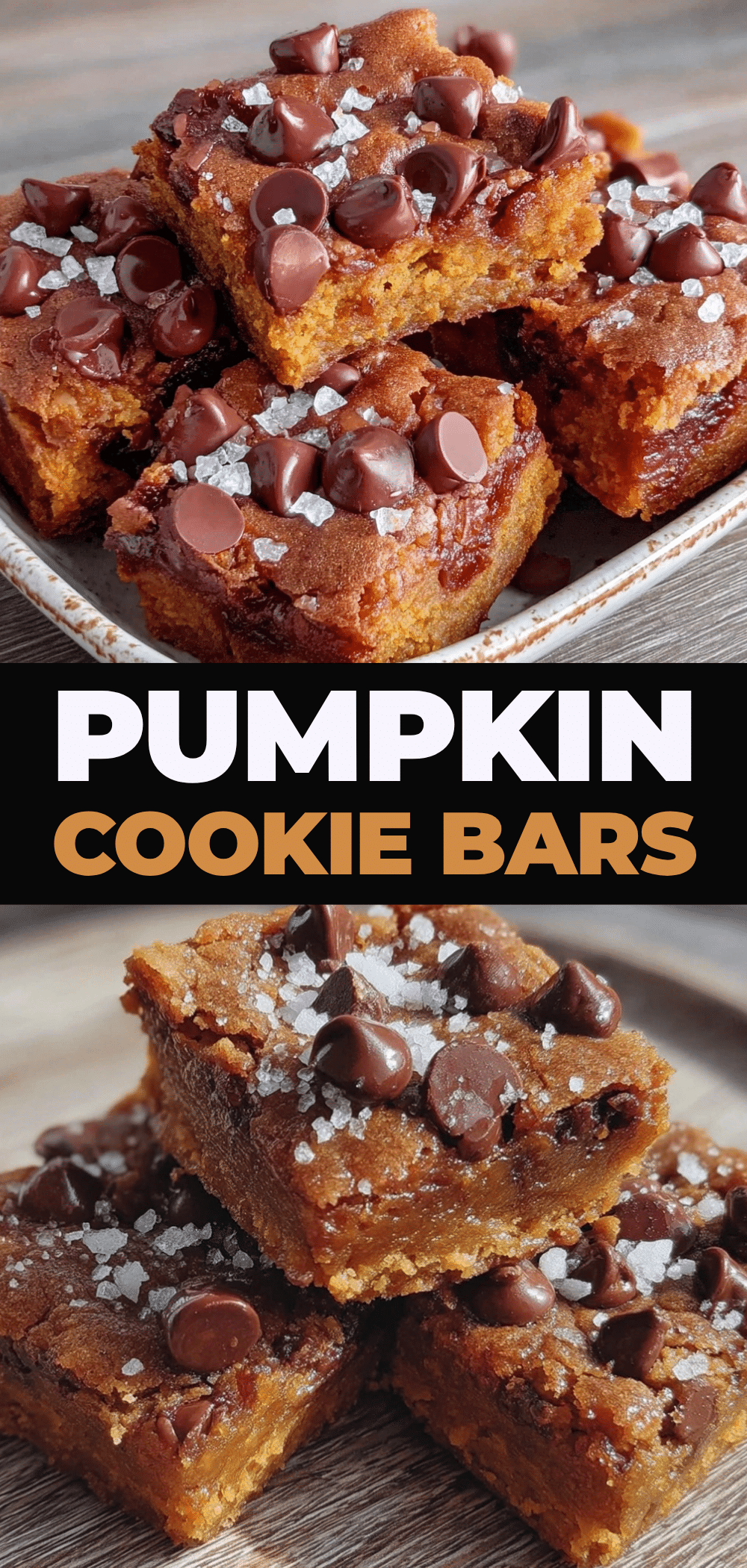 Easy Fall Spiced Pumpkin Chocolate Chip Cookie Bars 5 pumpkin chocolate chip cookie bars recipe
