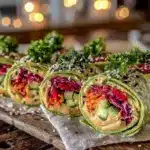 rainbow veggie wraps - featured image