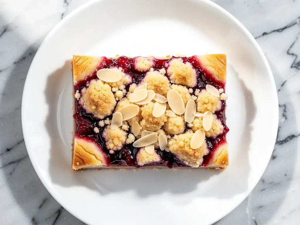 Buttery Raspberry Crumble Bars: Best Easy Raspberry Almond Bars 4 Raspberry Almond Bars preparation steps
