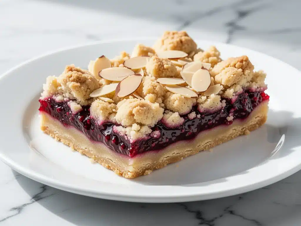 Raspberry Almond Bars - featured image