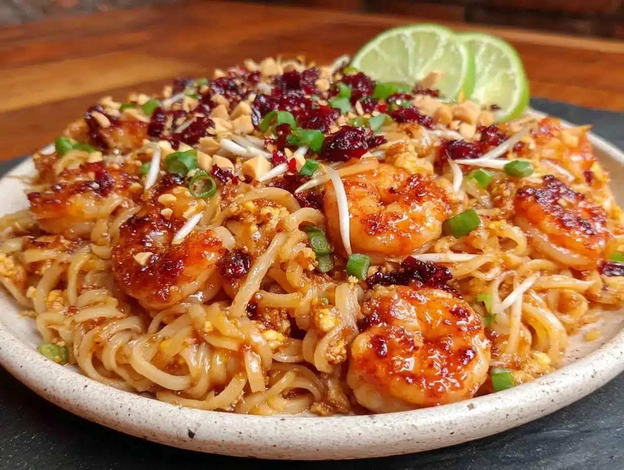 Restaurant-Style Pad Thai with Tamarind Sauce 4 restaurant-style pad thai preparation steps