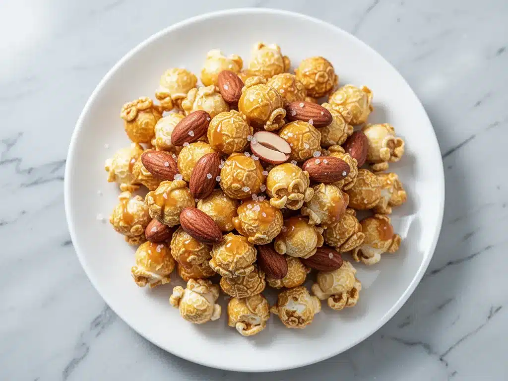 Salted Caramel Popcorn Clusters: Easy Game Day Snack 4 salted caramel popcorn clusters preparation steps