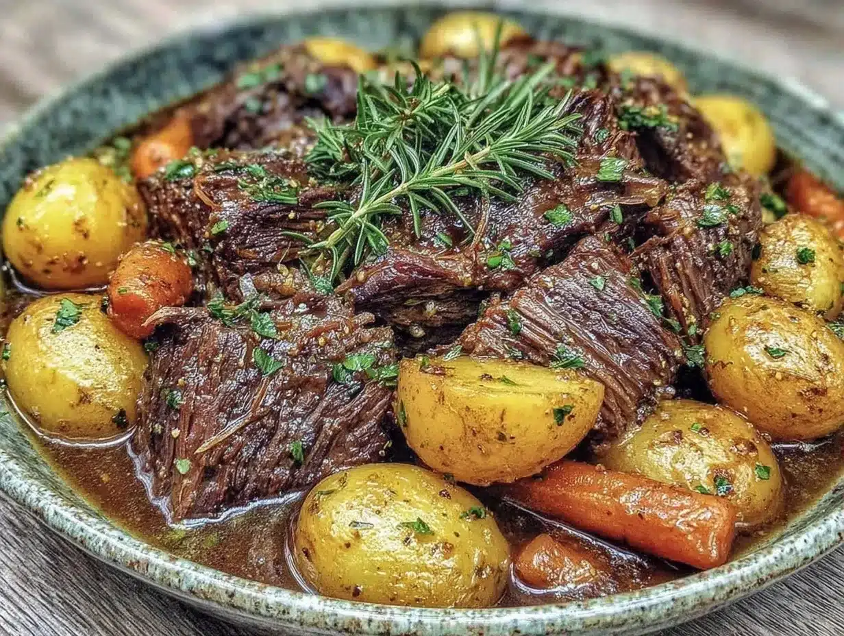 Classic Beef Pot Roast: The Easiest Slow Cooker Dinner 4 slow cooker beef pot roast preparation steps