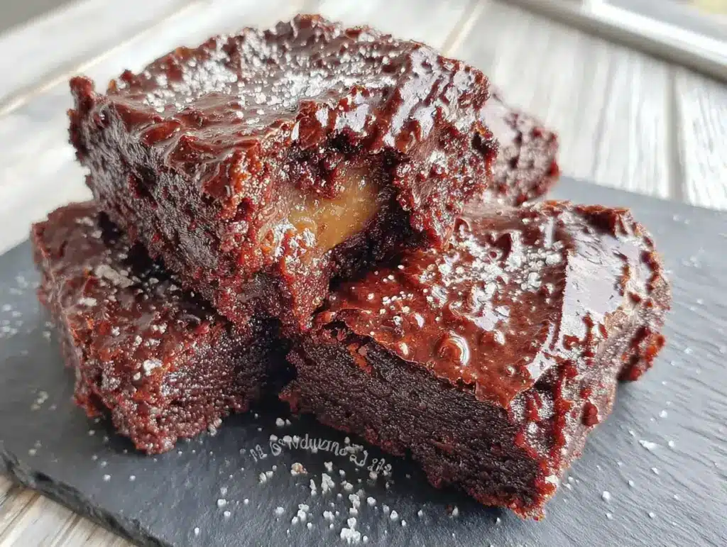 small batch fudgy brownies - featured image