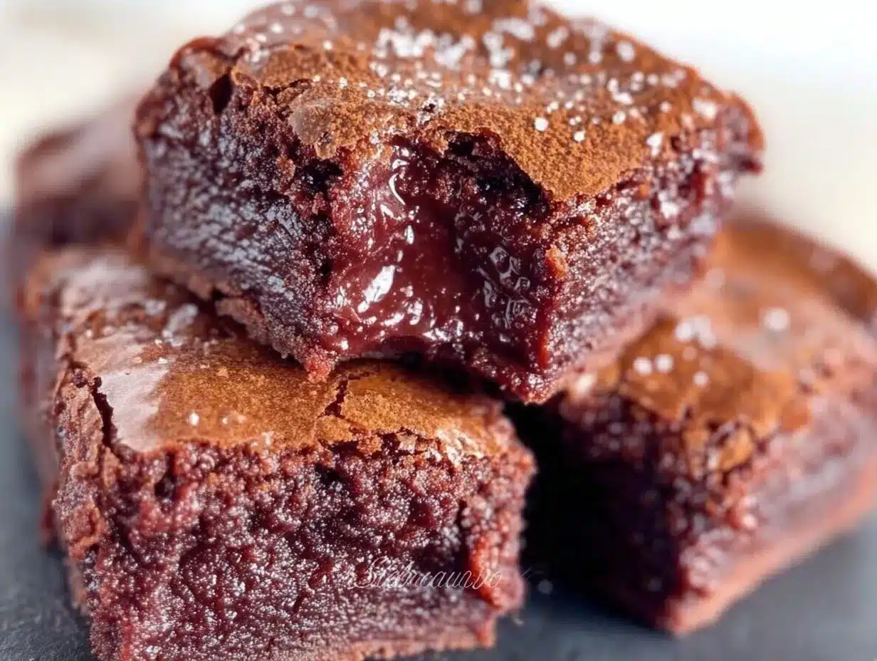 Small Batch Fudgy Brownies: 5 Ingredients 4 small batch fudgy brownies preparation steps