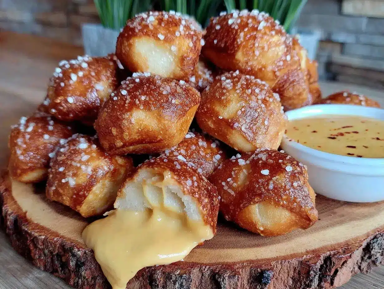 Smoked Beer Cheese Pretzel Bites: 3-Ingredient Beginner Recipe 4 smoked beer cheese pretzel bites preparation steps