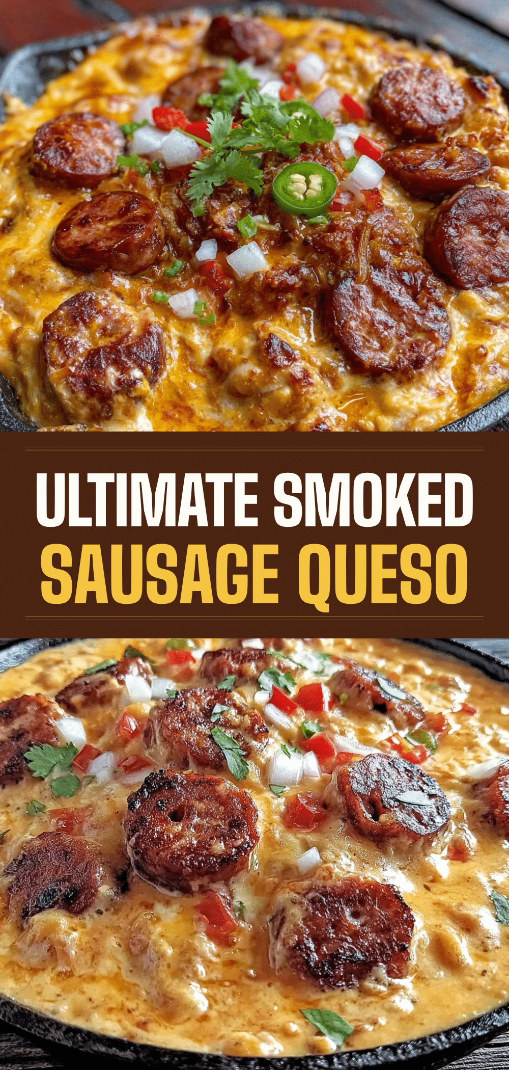Football Tailgate Smoked Sausage Qeso Skillet: 3-Ingredient Beginner Dip 5 smoked sausage queso skillet recipe