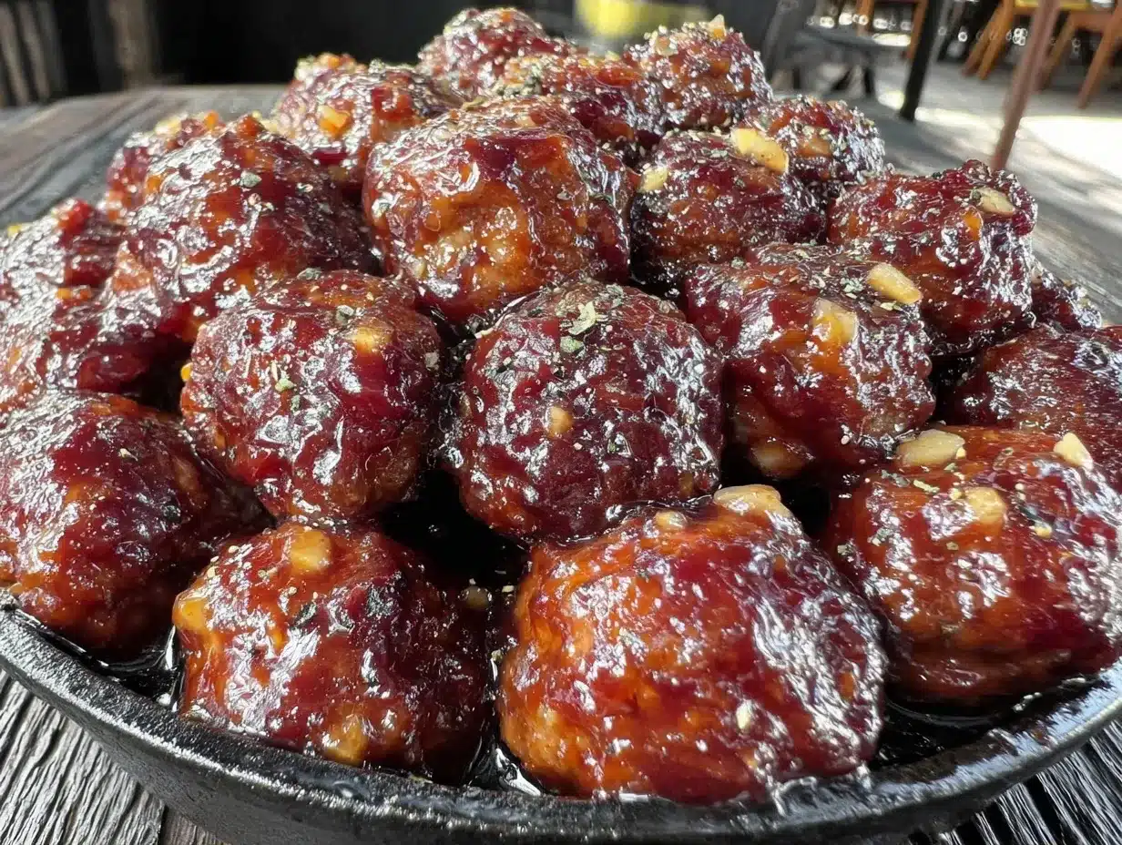 Smoky Bourbon BBQ Meatballs: The Easiest Game Day Snack 4 smoky bourbon bbq meatballs preparation steps