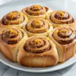 soft glazed orange cardamom sweet rolls - featured image
