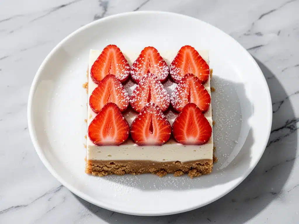Strawberry Cheesecake Bars: Best Easy Dessert 4 strawberry cheesecake bars preparation steps