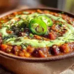 vegan sweet potato black bean chili - featured image
