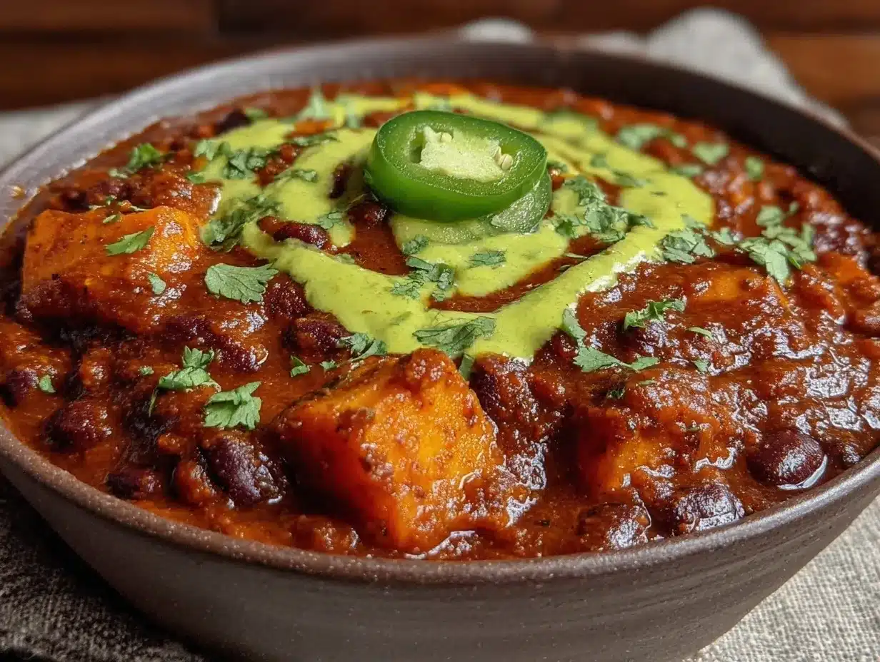 Vegan Sweet Potato Black Bean Chili: The Best Beginner-Proof Recipe 4 vegan sweet potato black bean chili preparation steps